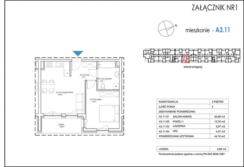 Apartament nr. A3.11